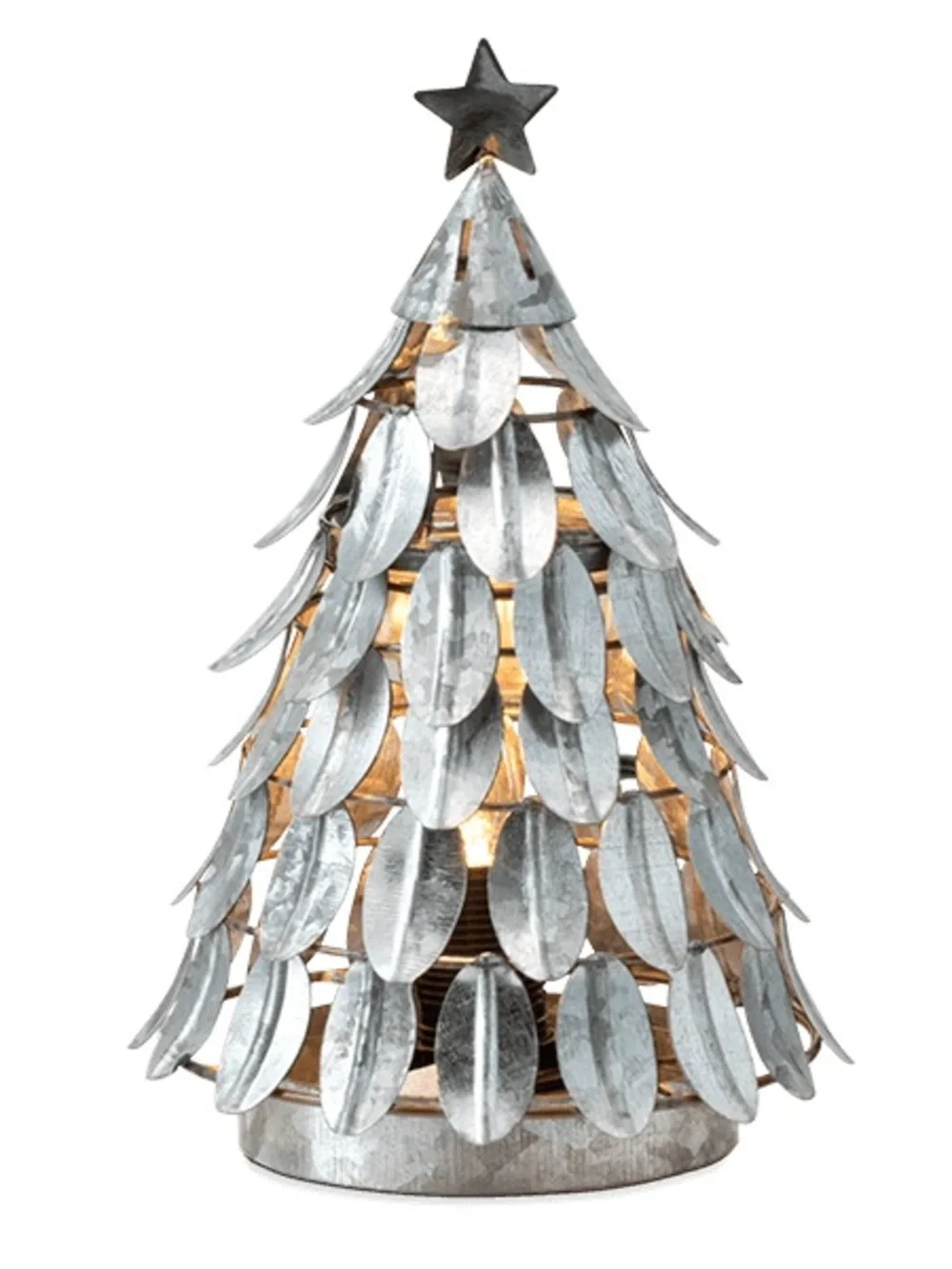 Scentsy Small Gray Metal Warmer